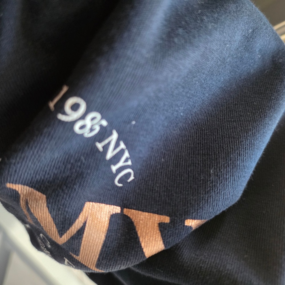 Tommy Hilfiger Girls' Brand Logo Mini Sweatshirt Dress, Navy Blue Size L (12-14) - Picture 4 of 13